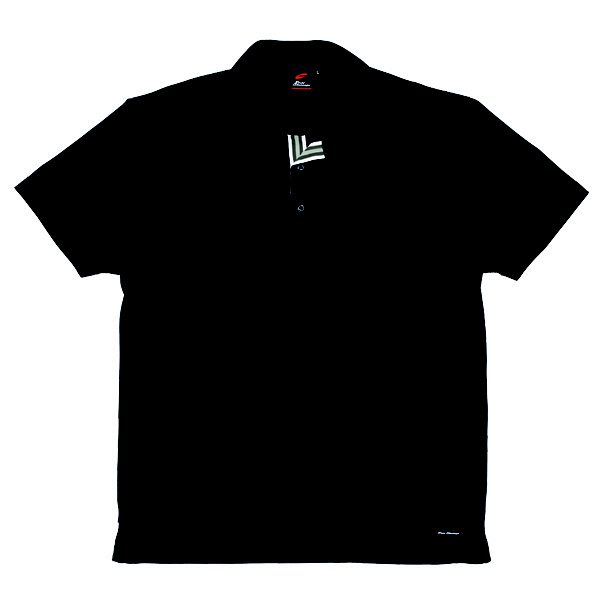 自重堂 半袖ポロシャツ 男女兼用 ブラック EL 85214（取寄品）
