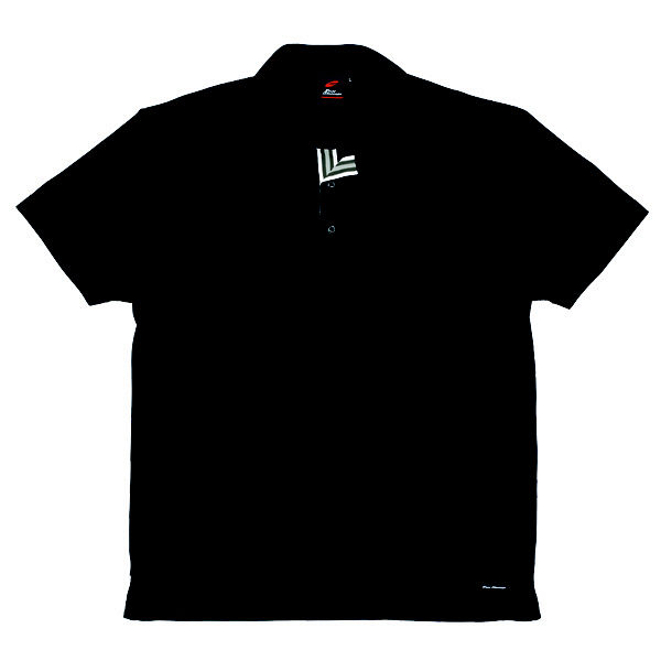 自重堂 半袖ポロシャツ 男女兼用 ブラック 4L 85214（取寄品）