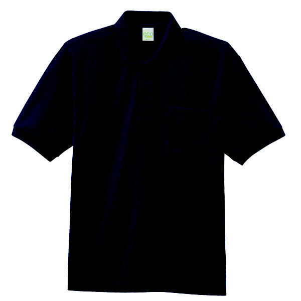 自重堂 半袖ポロシャツ 男女兼用 ネービー S 85254（取寄品）