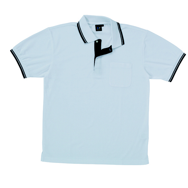 自重堂 半袖ポロシャツ 男女兼用 シルバー L 85274（取寄品）
