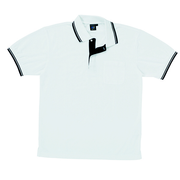 自重堂 半袖ポロシャツ 男女兼用 ホワイト 4L 85274（取寄品）