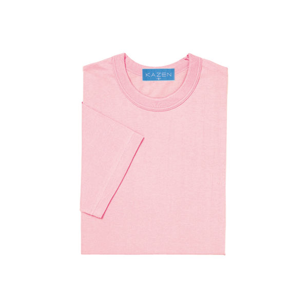 KAZEN（カゼン） Tシャツ ピンク L 233-15 1着（直送品）