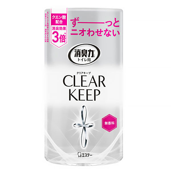 エステー　トイレの消臭力　CLEAR KEEP　無香料　1個　クリアキープ　トイレ用消臭芳香剤