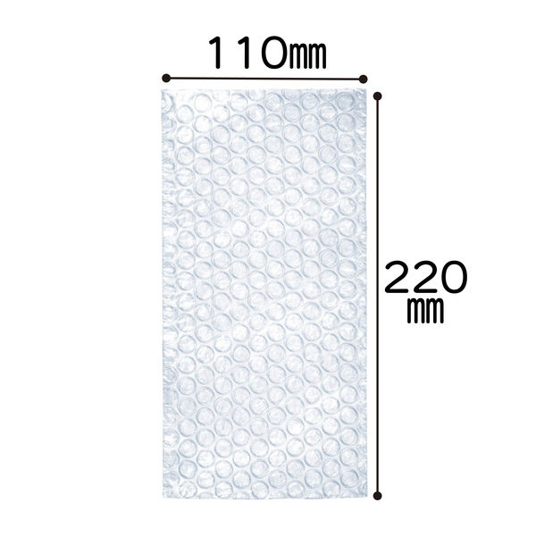プチプチ（R）袋 フラップなし d36 110×220mm 長3封筒用 1袋（25枚入） 川上産業