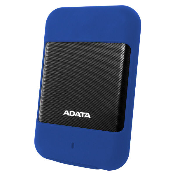 ADATA 防水・耐衝撃G衝撃センサー対応HDD 2TB ブルー AHD700-2TU31-CBL 1台