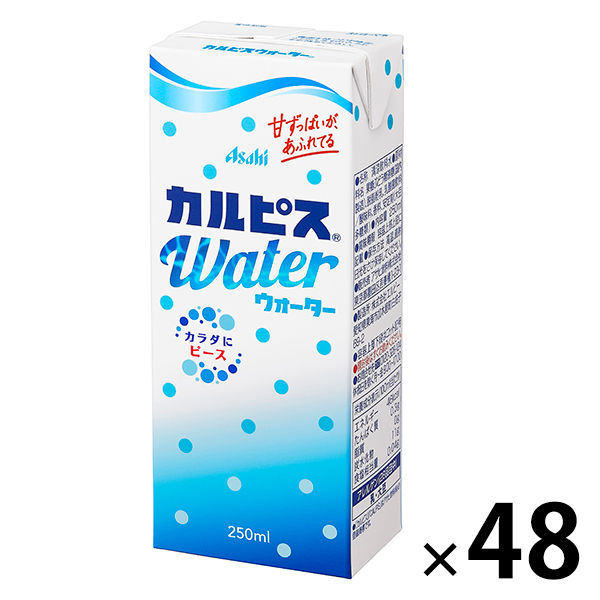 カルピス カルピスウォーター 250ml 紙パック 1セット（48本）