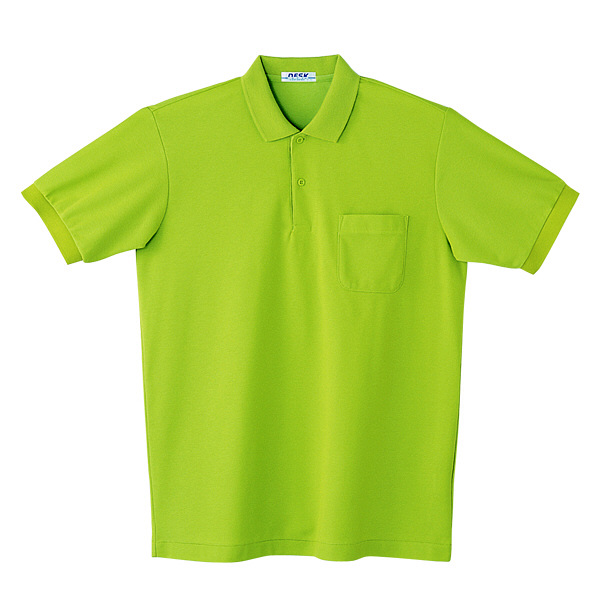 自重堂 半袖ポロシャツ 男女兼用 ライトグリーン 4L 17（取寄品）