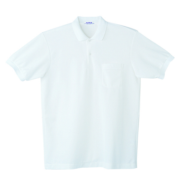 自重堂 半袖ポロシャツ 男女兼用 ホワイト S 17（取寄品）