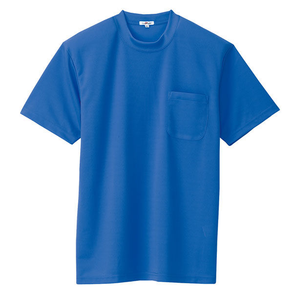 AITOZ（アイトス） ユニセックス 半袖Tシャツ（ポケット付） ロイヤルブルー L AZ-10576 1着（直送品）