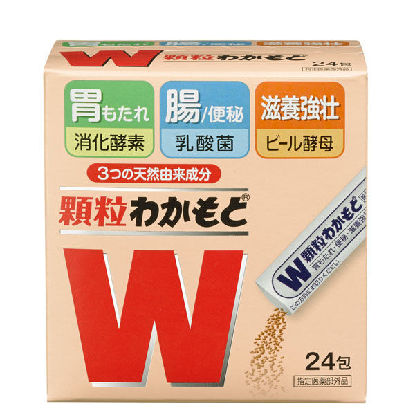 わかもと製薬 顆粒わかもと 1箱（24包入） 顆粒/24包 4987243114502