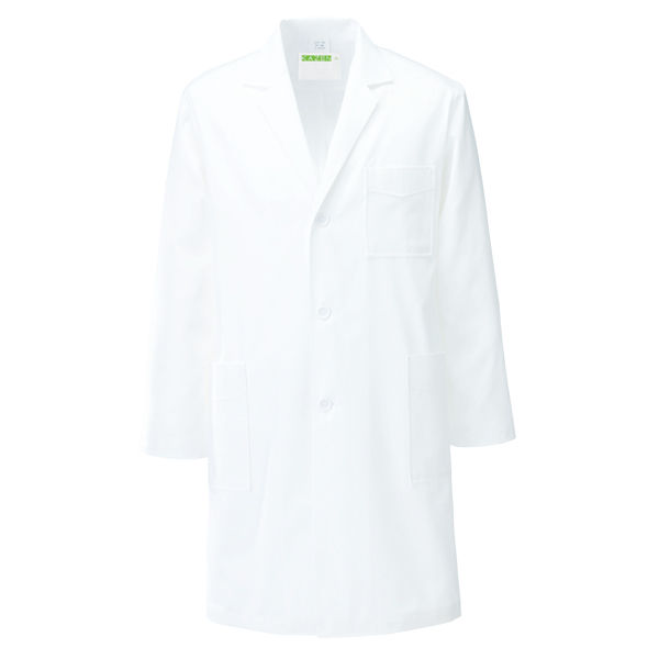 ＫＡＺＥＮ メンズ診察衣（ハーフ丈） 251-90 オフホワイト 3L ドクターコート 白衣（直送品）