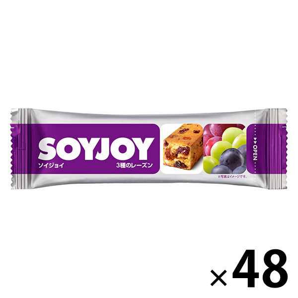 大塚製薬　SOYJOY（ソイジョイ） 3種のレーズン　1セット（48本）　栄養補助食品