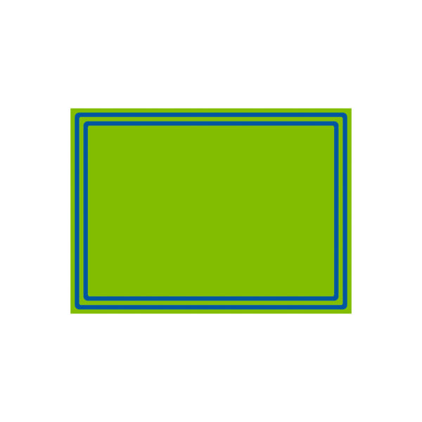 ササガワ タカ印 ケイコーカード 二重枠 小 緑 14-3706 1箱（30枚入×5冊）（取寄品）