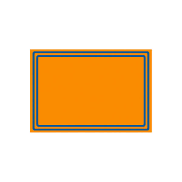 ササガワ タカ印 ケイコーカード 二重枠 大 橙 14-3724 1箱（20枚入×5冊）（取寄品）