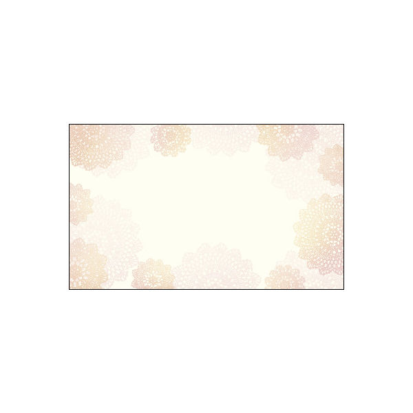 ササガワ タカ印 カード レース 名刺サイズ 16-1636 1箱（30枚入×5冊）（取寄品）