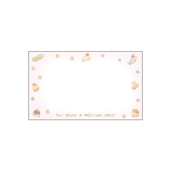 ササガワ タカ印 カード ケーキ 名刺サイズ 16-1721 1箱（30枚入×5冊）（取寄品）