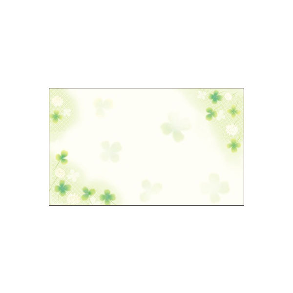 ササガワ タカ印 カード 白つめ草 名刺サイズ 16-1727 1箱（30枚入×5冊）（取寄品）