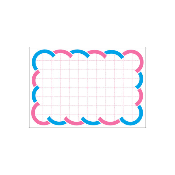 ササガワ タカ印 カード 中 二色波枠 16-4855 1箱（50枚入×5冊）（取寄品）