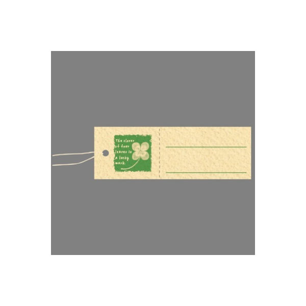 ササガワ タカ印 スーパー提札 四つ葉のクローバー 19-730 1箱（50枚入×5袋）（取寄品）