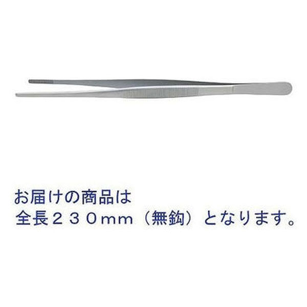 日本フリッツメディコ 一般外科ピンセット(230mm/無鈎) E381-550