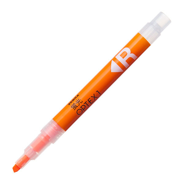 蛍光オプテックス1(アスクル限定モデル) オレンジ 蛍光ペン ゼブラ 