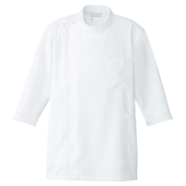 AITOZ（アイトス） メンズ八分袖KCコート メンズ医務衣 医療白衣 ホワイト LL 861305-001（直送品）