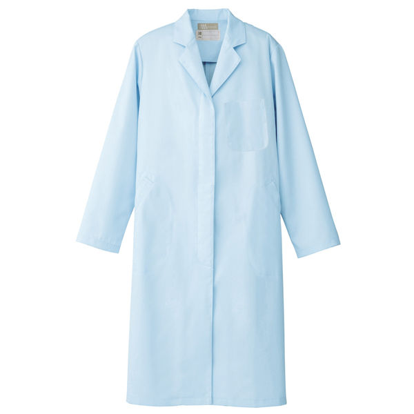 AITOZ（アイトス） レディース診察衣シングル コート型白衣 薬局衣 サックス L 861314-007（直送品）