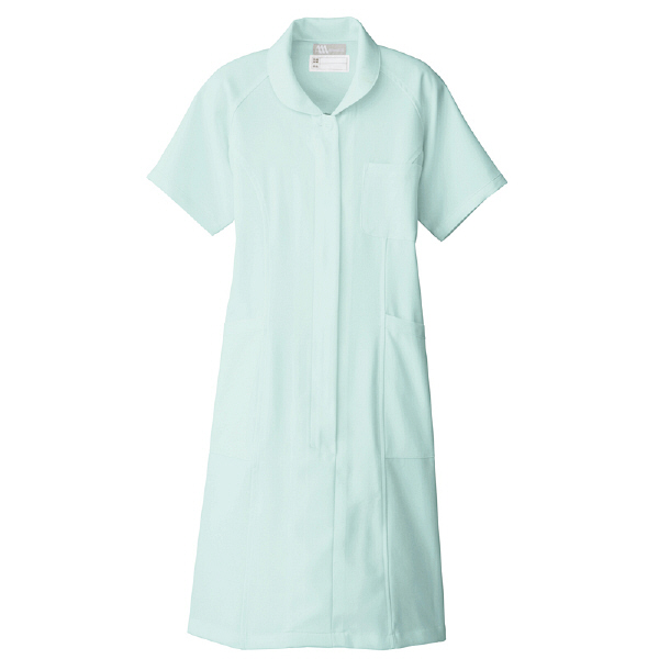 AITOZ（アイトス） ストレッチワンピース（女性用） ナース服 医療白衣 半袖 ミント LL 861331-035（直送品）