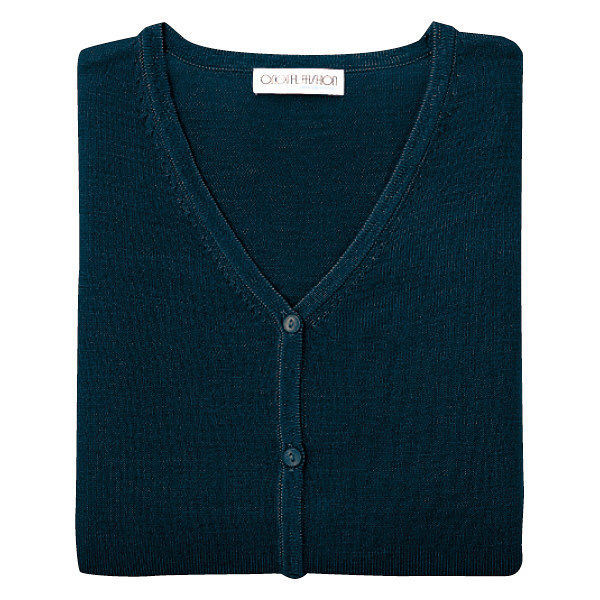 フォーク（FOLK） ナースカーディガン ネイビー L A303-1（直送品）