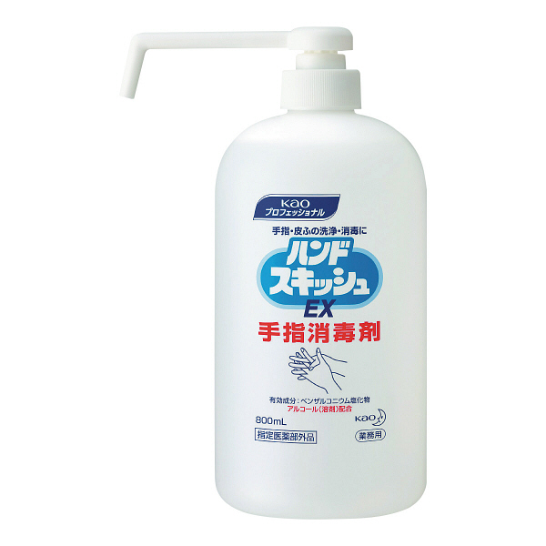 花王 ハンドスキッシュEX 手指消毒剤 800mL ロングノズル　507198 1本