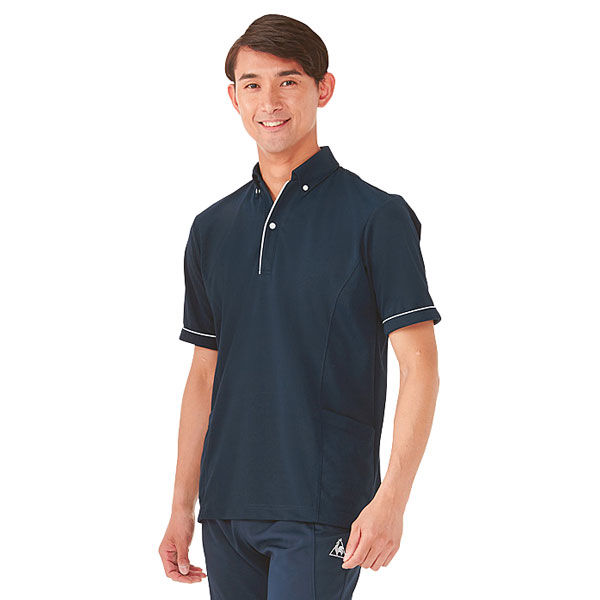 AITOZ（アイトス） サイドポケット半袖ポロシャツ 介護ユニフォーム 