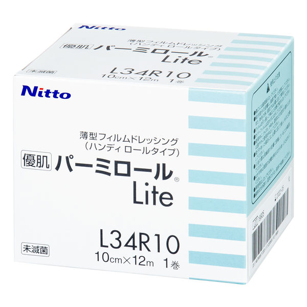 Nitto 優肌パーミロールLite L34R10 10cm×12m 4箱 - 衛生医療用品 