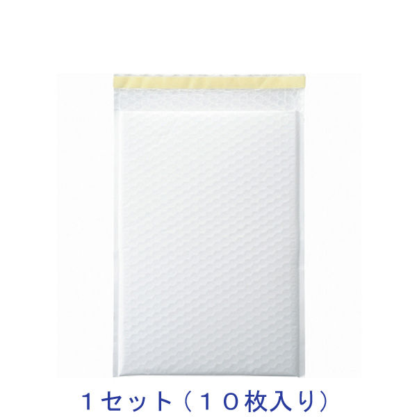 現場のチカラ」 クッション封筒 A4用 白 1セット（10枚入） 酒井化学 