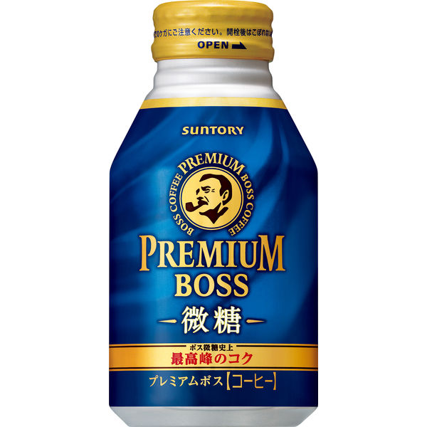 【缶コーヒー】サントリー プレミアム BOSS（ボス） 微糖 ボトル缶 260g 1箱（24缶入）
