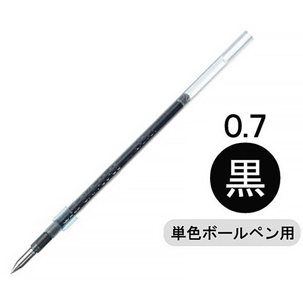 【新品】（まとめ）三菱鉛筆 油性ボールペン 替芯 0.7mm 黒 ジェットストリーム 150・250シリーズ用 SXR7.24 1本 【×30セット】