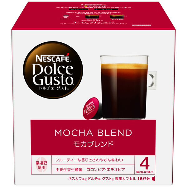 飲料・酒ネスカフェドルチェグスト専用カプセル　モカブレンド 60Px6箱