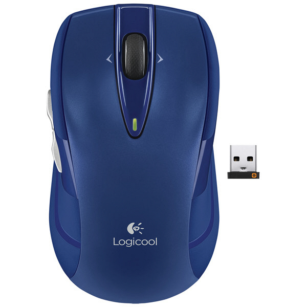 ロジクール（Logicool） 無線（ワイヤレス）マウス m546シリーズ ペリー（ブルー） 光学式/7ボタン/横スクロール対応 M546BP
