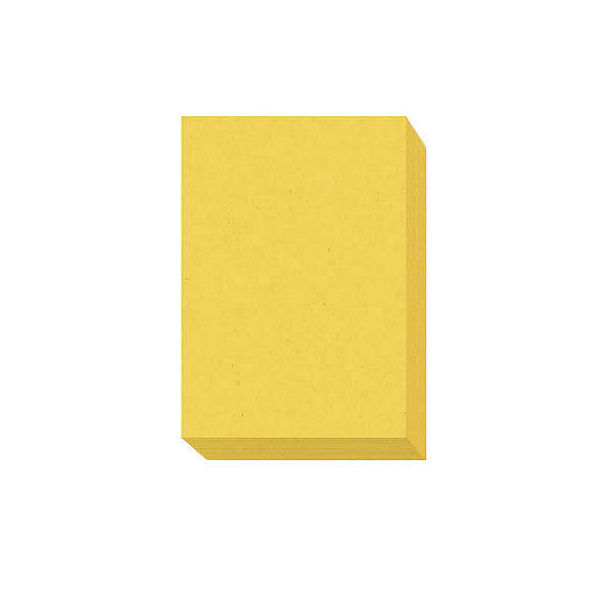 アスクル　カラーペーパー　厚口　イエロー　A4　1セット（500枚×4冊入）  オリジナル