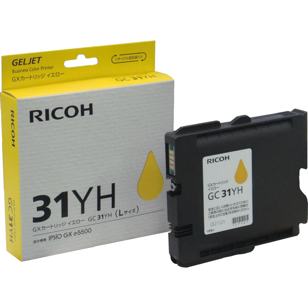 リコー（RICOH） 純正インク GC31YH イエロー 大容量 515750 1個 