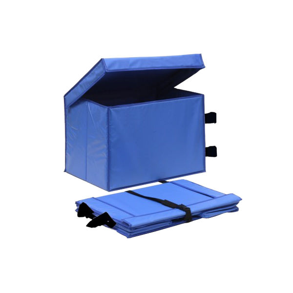 アウトドア用折たたみ収納箱　小　150kg荷重用　BOX107D　金沢車輌【車上渡し】　（直送品）