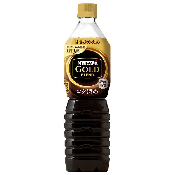 ネスレ日本 ゴールドブレンド コク深め 甘さひかえめ 900ml 1セット（24本）