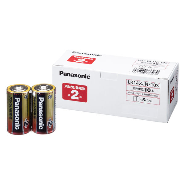 パナソニック　アルカリ乾電池　単2形　1箱（100本入）