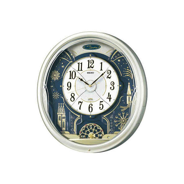 SEIKO メロディ電波時計 ウェーブシンフォニー 掛け時計 - 掛時計/柱時計