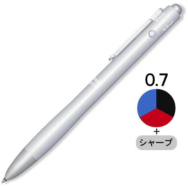 ◆ ステッドラー 【STEADTLER】 avant-garde light 多機能ペン（2色ボール、シャープ）　クールシルバー　◆