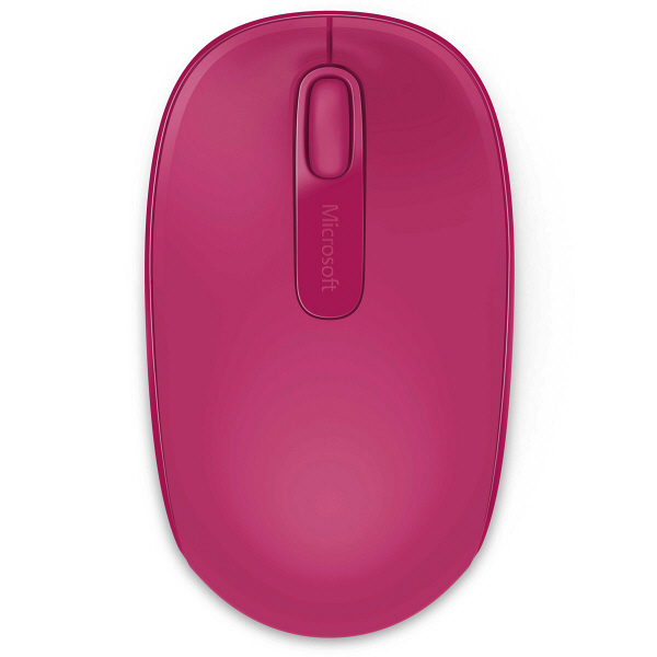 マイクロソフト 無線（ワイヤレス）マウス Wireless Mobile Mouse1850 マゼンダピンク 光学式/3ボタン/3年保証  U7Z-00068