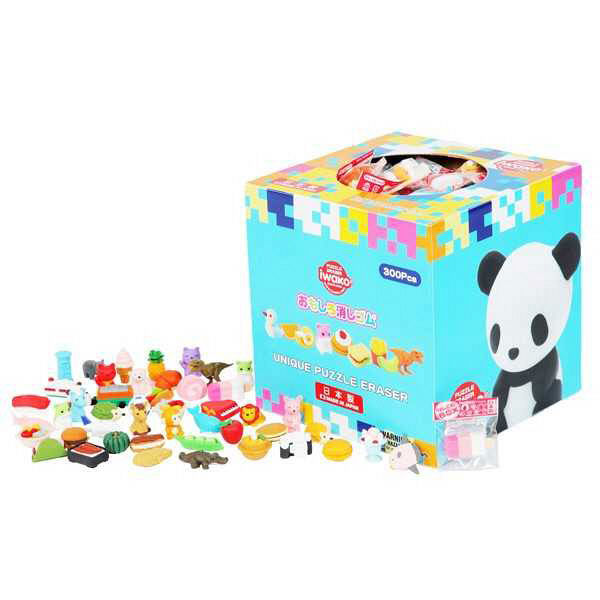 おもしろ消しゴム けしごむBOX 特大 1箱（300個入） イワコー - アスクル