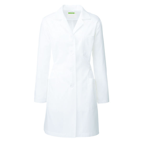 ＫＡＺＥＮ レディス診察衣（ハーフ丈） 261-90 オフホワイト L ドクターコート 白衣（直送品）