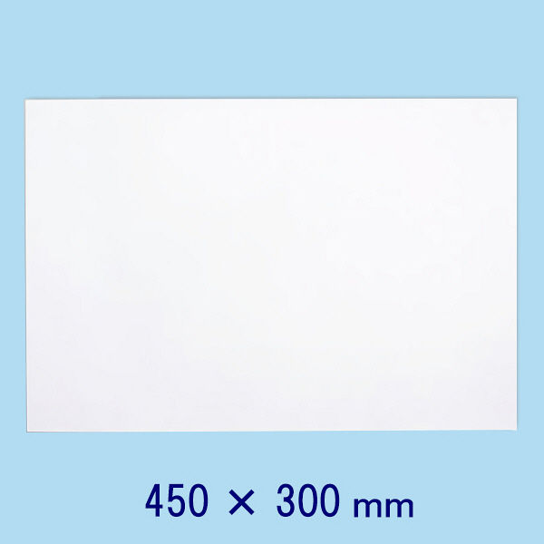 まとめ) アイリスオーヤマ ホワイトボード 600×450mm NWP-46 1枚 〔×10