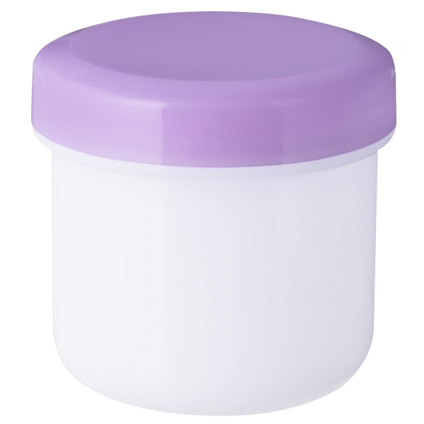 金鵄製作所 軟膏壺（軟膏ツボ）定量型軟膏容器 30mL パープル（紫） 1袋（50個入） - アスクル