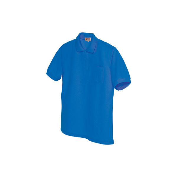AITOZ（アイトス） ユニセックス 半袖ポロシャツ ブルー M AZ-7615 1着（直送品）